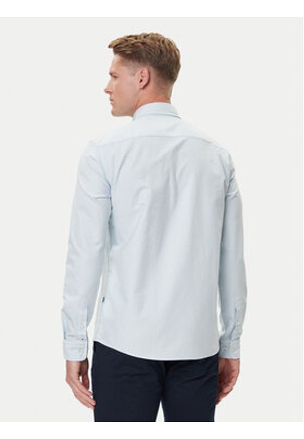 BOSS Koszula H-Roan 50544917 Błękitny Slim Fit. Kolor: niebieski. Materiał: bawełna