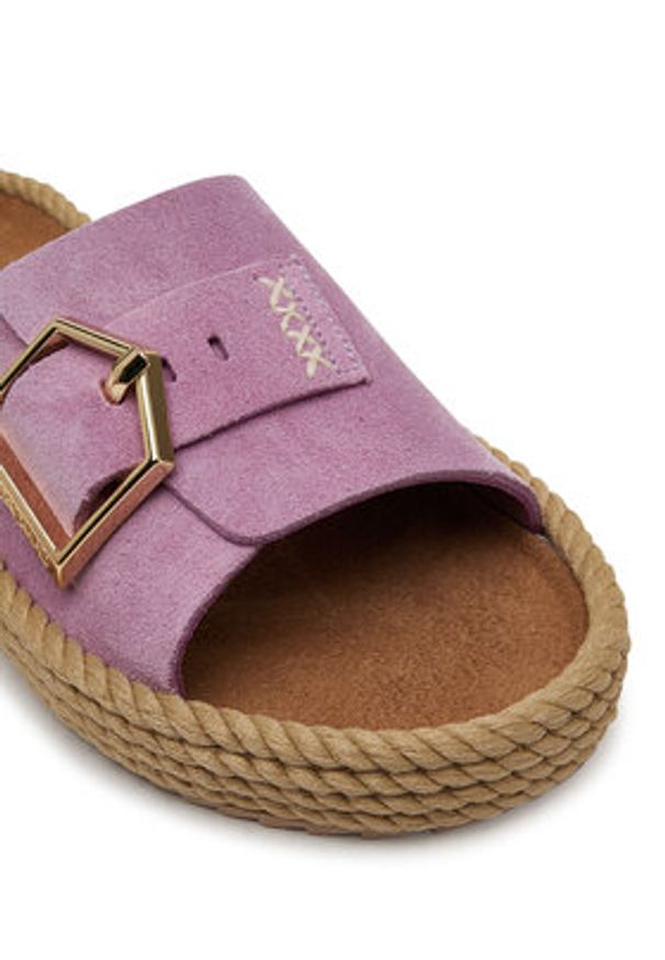 Bohonomad Klapki Corsica COR.12-00080 Różowy. Kolor: różowy. Materiał: skóra