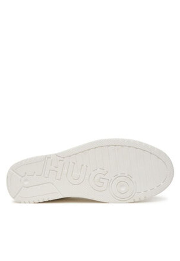 Hugo - HUGO Sneakersy Hadrian 50541711 Biały. Kolor: biały. Materiał: skóra