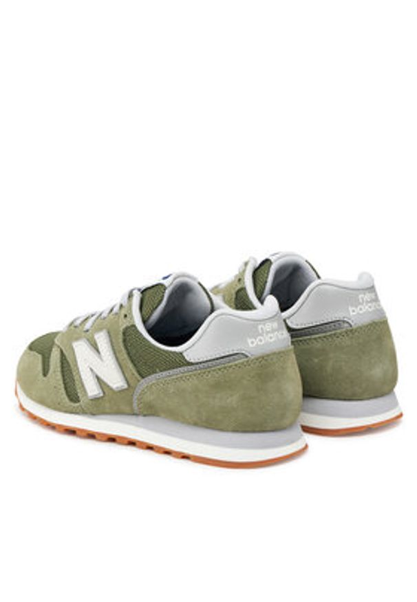New Balance Sneakersy ML373SI2 Zielony. Kolor: zielony. Materiał: zamsz, skóra. Model: New Balance 373