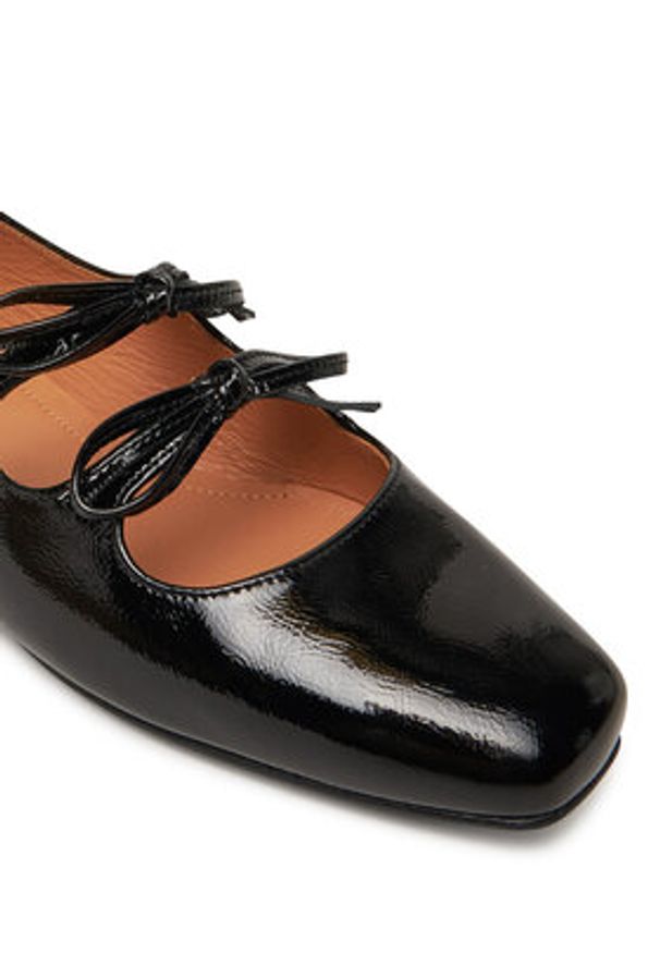 BALAGAN - Balagan Baleriny SHIRLEY Czarny. Kolor: czarny. Materiał: skóra