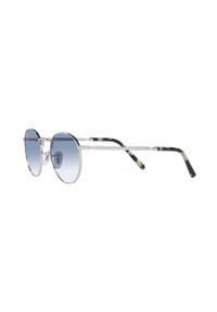 Ray-Ban okulary przeciwsłoneczne New Round 0RB3637.002/G147 kolor srebrny. Kształt: okrągłe. Kolor: srebrny #8