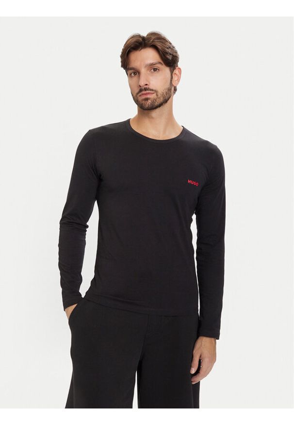 Hugo - HUGO Komplet 3 longsleeve 50492631 Kolorowy Regular Fit. Materiał: bawełna. Długość rękawa: długi rękaw. Wzór: kolorowy