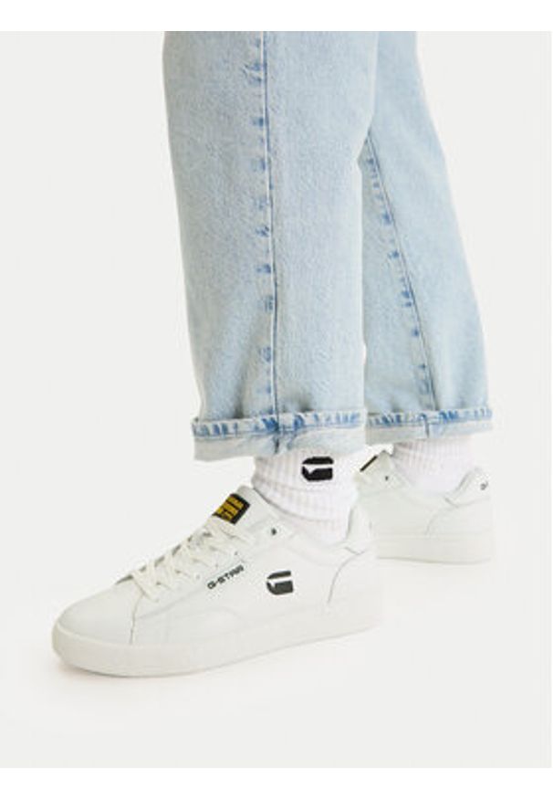 G-Star RAW - G-Star Raw Sneakersy CEO-L240039 Biały. Kolor: biały. Materiał: skóra