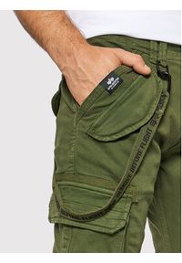 Alpha Industries Spodnie materiałowe Utility 128202 Zielony Slim Fit. Kolor: zielony. Materiał: materiał, bawełna