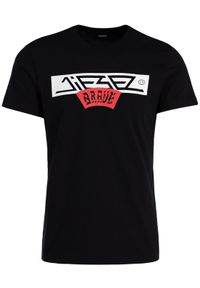 Diesel T-Shirt T-Diego-A1 00SW7R 0091A Czarny Regular Fit. Kolor: czarny #3