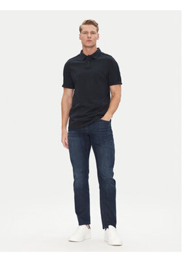 JOOP! Polo 17 JJ-23Baris 30045558 Granatowy Modern Fit. Typ kołnierza: polo. Kolor: niebieski. Materiał: bawełna