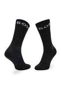 BOSS - Boss Zestaw 2 par wysokich skarpet męskich 2P Rs Sport Cc 50469747 Czarny. Kolor: czarny. Materiał: materiał #3