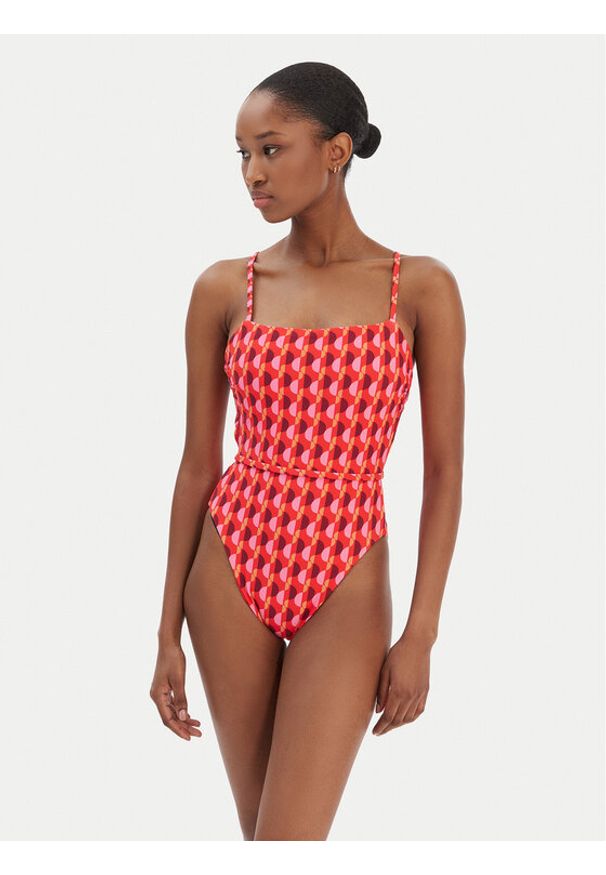 Seafolly Strój kąpielowy Sorrento 11201-277 Różowy. Kolor: różowy. Materiał: syntetyk