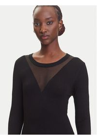 Fracomina Sukienka dzianinowa FJ23WD5002K51801 Czarny Slim Fit. Kolor: czarny. Materiał: syntetyk #3