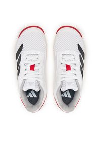 Adidas - adidas Buty do tenisa Courtflash JI2448 Biały. Kolor: biały. Materiał: materiał. Sport: tenis #7