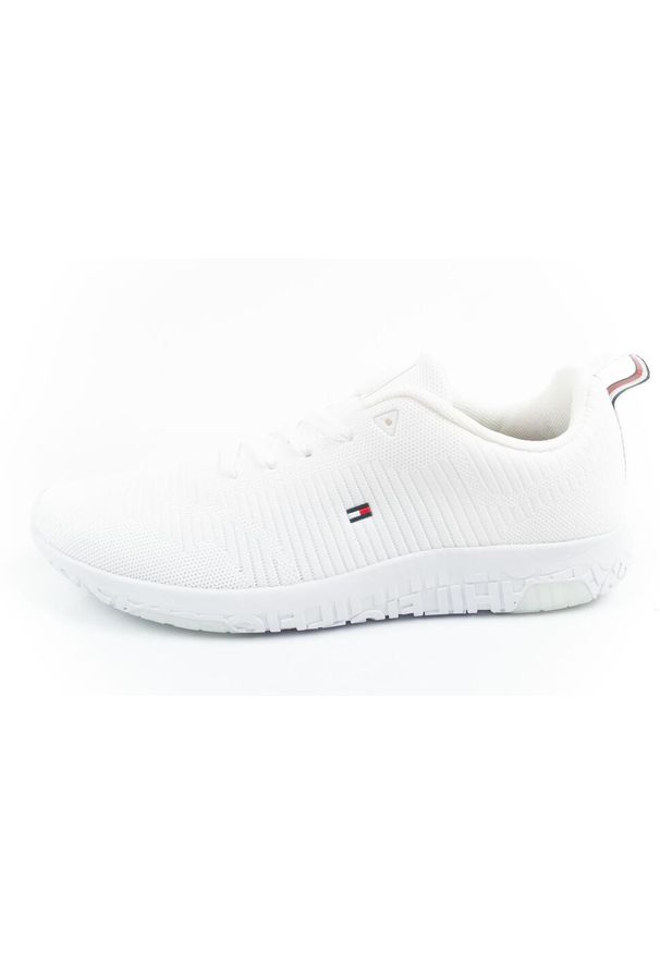 TOMMY HILFIGER - Buty sportowe sneakersy męskie Tommy Hilfiger Corporate. Kolor: biały