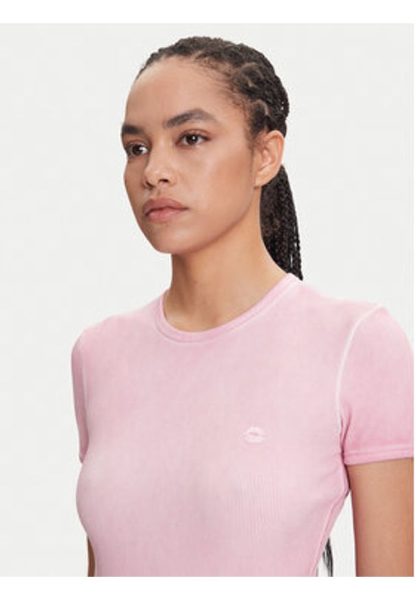 Miss Sixty T-Shirt 6S2SJ44500 Różowy Slim Fit. Kolor: różowy. Materiał: syntetyk