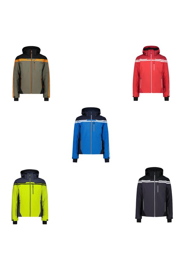 Kurtka męska narciarska CMP 34W4687. Kolor: czerwony. Sezon: zima. Sport: narciarstwo