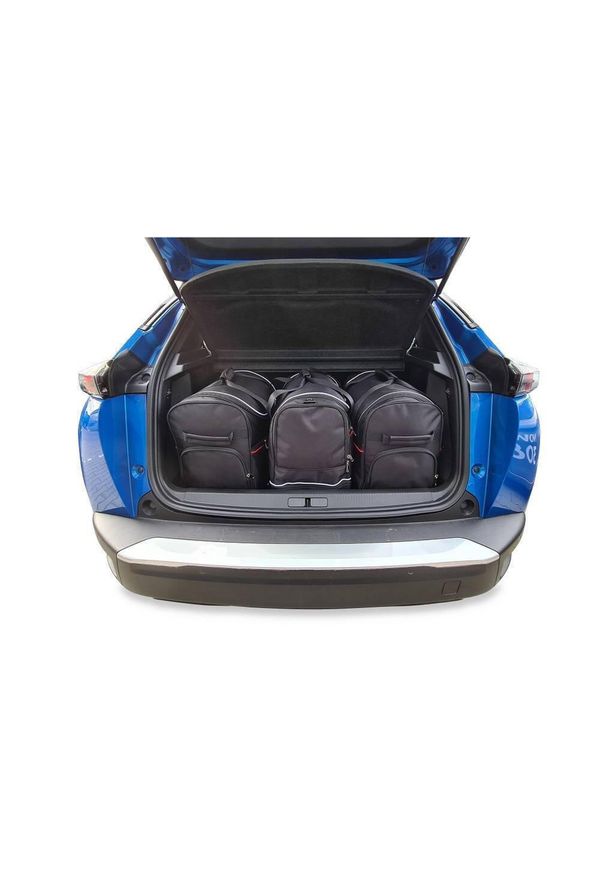 KJUST - Torby Do Bagażnika Peugeot E-2008 Ev 2019+ 3Szt Kjust. Kolor: czarny. Styl: sportowy