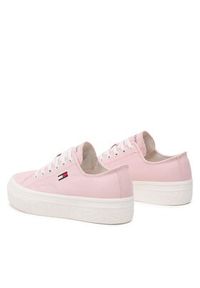 Tommy Jeans Tenisówki Flatform EN0EN02173 Różowy. Kolor: różowy. Materiał: materiał #3