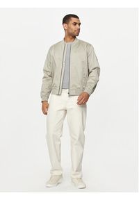 Calvin Klein Kurtka bomber Hero K10K113496 Beżowy Regular Fit. Kolor: beżowy. Materiał: bawełna #4