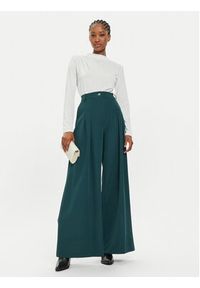 Maryley Spodnie materiałowe 24IB579/43GU Zielony Regular Fit. Kolor: zielony. Materiał: syntetyk #3