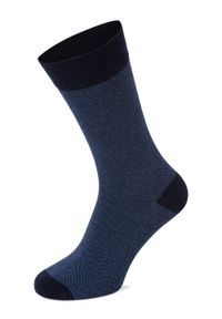 Finshley & Harding Skarpety w 2-paku Mężczyźni niebieski jednolity, 39-42. Kolor: niebieski. Wzór: jednolity #1