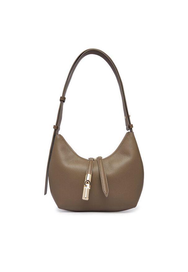 Furla Torebka Goccia S WB01500 BX3353 CN 4903S Szary ciemny. Kolor: szary. Materiał: skórzane