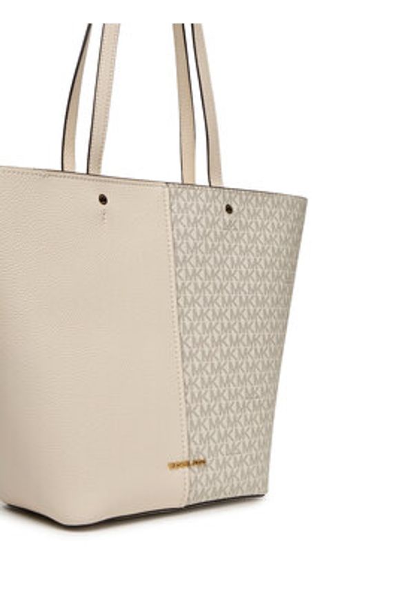 MICHAEL Michael Kors Torebka Flora 30T5GFFT3B Beżowy. Kolor: beżowy. Materiał: skórzane