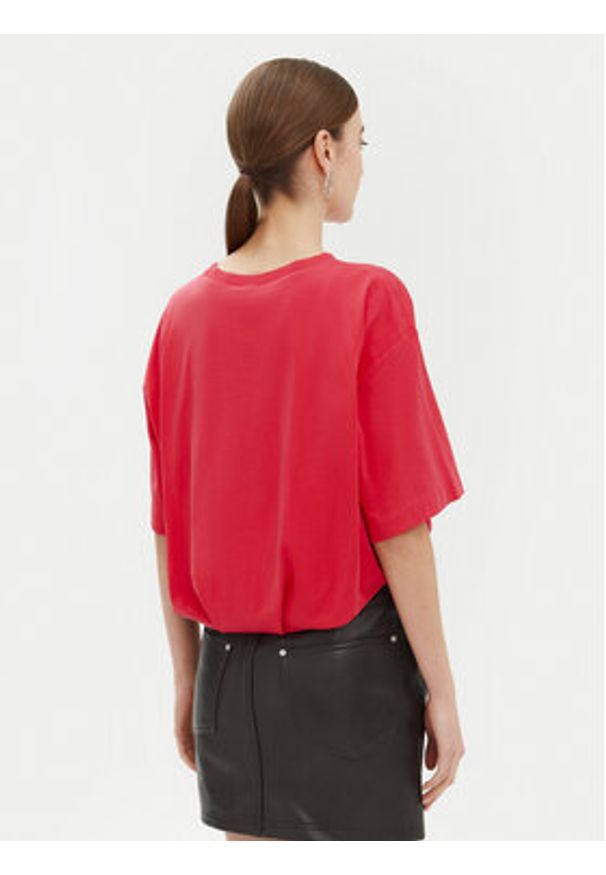 Pinko - PINKO T-Shirt Torrone 104257 Różowy Regular Fit. Kolor: różowy. Materiał: bawełna