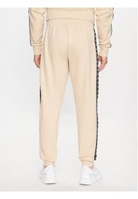 Kappa Spodnie dresowe 313014 Beżowy Regular Fit. Kolor: beżowy. Materiał: bawełna #3