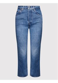 Levi's® Jeansy Ribcage Crop Bootcut A1967_1 Granatowy Slim Fit. Kolor: niebieski