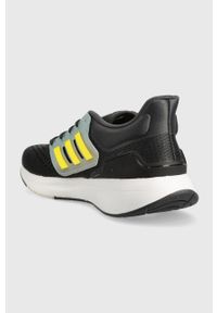 Adidas - adidas buty do biegania EQ21 Run kolor czarny. Zapięcie: sznurówki. Kolor: czarny. Materiał: materiał. Szerokość cholewki: normalna. Sport: bieganie #4