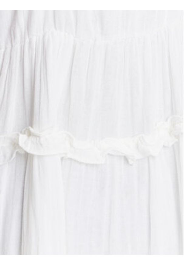 YAS Sukienka letnia Anina 26038014 Biały Regular Fit. Kolor: biały. Materiał: bawełna. Sezon: lato