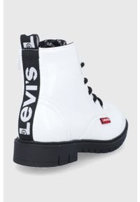 Levi's® - Levi's Workery dziecięce kolor biały. Okazja: na spotkanie biznesowe. Nosek buta: okrągły. Kolor: biały. Materiał: guma. Styl: biznesowy #4