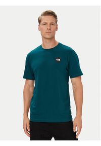 The North Face T-Shirt Monte Reg Ss NF0A8JAV Zielony Regular Fit. Kolor: zielony. Materiał: bawełna #4