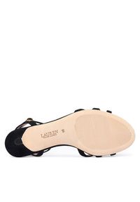 Lauren Ralph Lauren - LAUREN RALPH LAUREN Sandały Kendyl Kitten 802P06395008 Czarny. Kolor: czarny. Materiał: zamsz, skóra #5