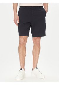 BOSS Szorty materiałowe H-Slice 50540743 Granatowy Regular Fit. Kolor: niebieski. Materiał: bawełna
