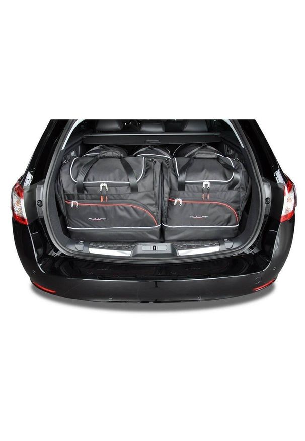KJUST - Torby Do Bagażnika Peugeot 508 Sw 2011-2014 5Szt Kjust. Kolor: czarny. Styl: sportowy