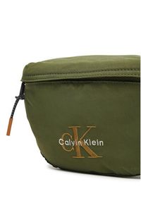 Calvin Klein Nerka Bold Waistbag LV04D3116G Khaki. Kolor: brązowy. Materiał: materiał #5
