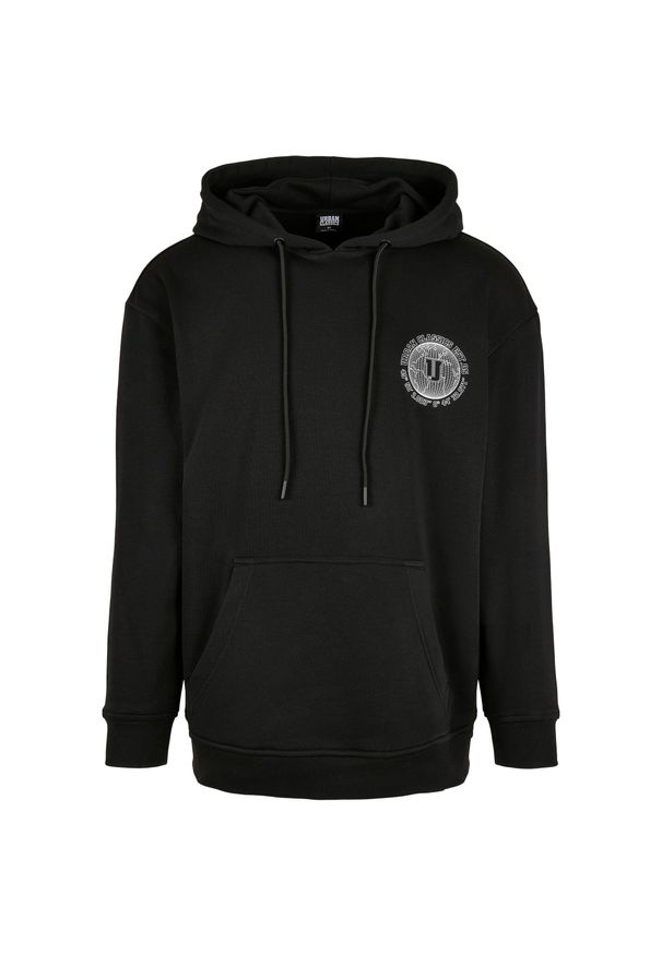Hoodie Urban Classics globetrotter. Typ kołnierza: kaptur. Kolor: czarny