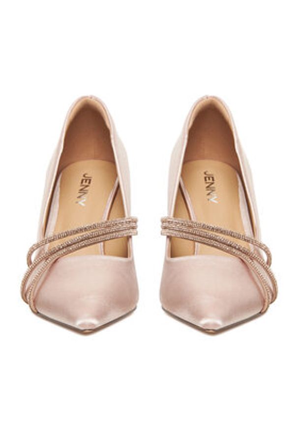 Jenny - JENNY Szpilki CEO-6V9221-9 Różowy. Kolor: różowy. Materiał: materiał. Obcas: na szpilce