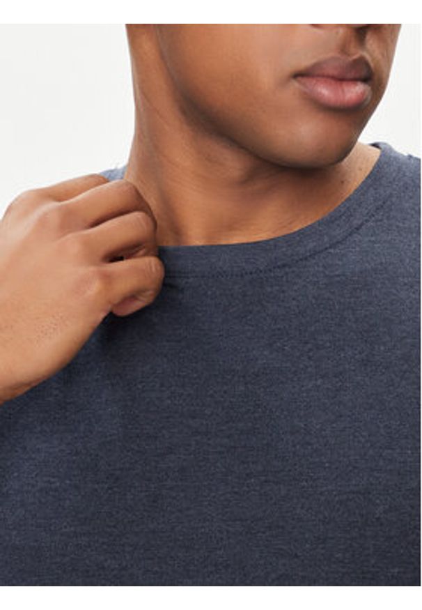 Jack & Jones T-Shirt 12222887 Granatowy Standard Fit. Kolor: niebieski. Materiał: syntetyk