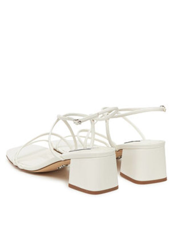 Steve Madden Sandały Remmi SM11003296 Biały. Kolor: biały. Materiał: skóra