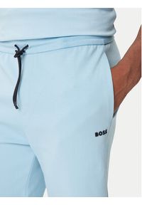 BOSS Szorty sportowe Zone 50543091 Błękitny Regular Fit. Kolor: niebieski. Materiał: bawełna. Styl: sportowy #4