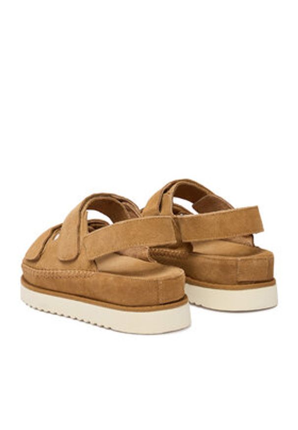 Badura Sandały C-ALEXIA-ABA-C001 Beżowy. Kolor: beżowy. Materiał: skóra, zamsz