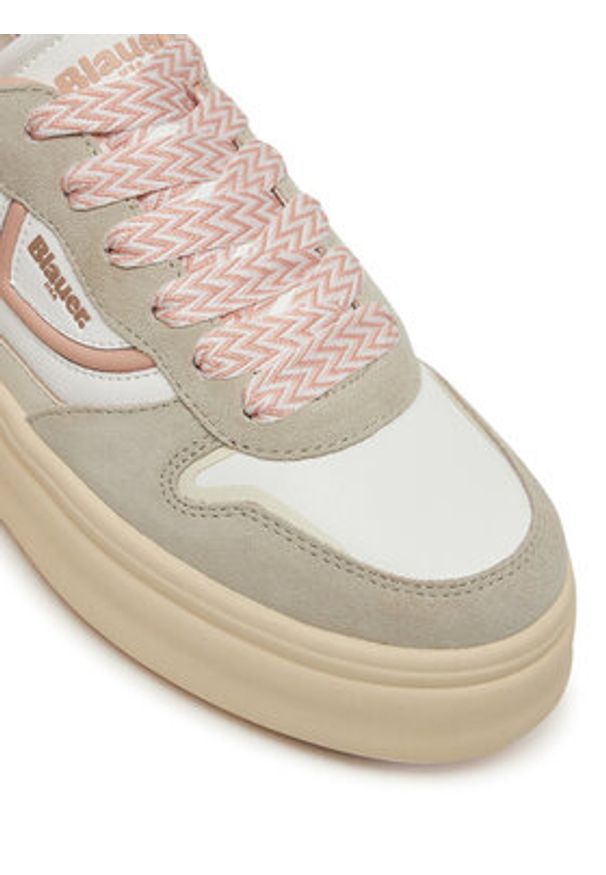 Blauer Sneakersy S5EMERY03/LES Beżowy. Kolor: beżowy. Materiał: skóra