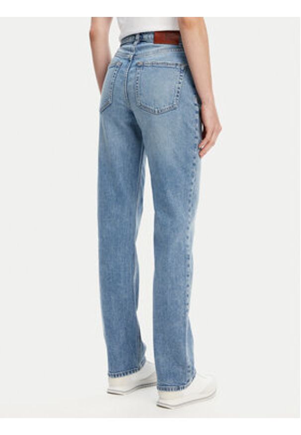 Calvin Klein Jeans Jeansy LV047B914G Niebieski Straight Fit. Kolor: niebieski