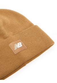 New Balance Czapka LAH13034GIN Brązowy. Kolor: brązowy. Materiał: materiał #3