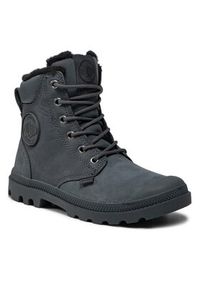 Palladium Trapery Pampa Sport Cuff Wps 72992-063-M Szary. Kolor: szary. Materiał: nubuk, skóra. Styl: sportowy