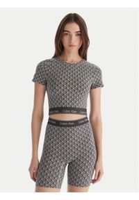 Calvin Klein Underwear T-Shirt LV00QF8487 Szary Slim Fit. Kolor: szary. Materiał: bawełna #1