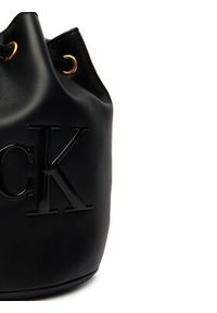 Calvin Klein Torebka Bold Ck Small LV04F3640G Czarny. Kolor: czarny. Materiał: skórzane #2