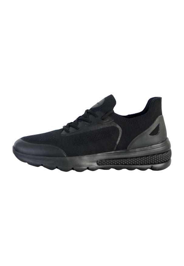 Buty do chodzenia męskie Geox U Spherica Actif. Kolor: czarny. Materiał: materiał, syntetyk. Szerokość cholewki: normalna. Sport: turystyka piesza