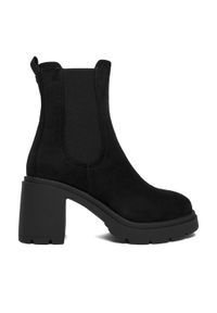 Jenny - JENNY Botki CEO-HY13291-1 Czarny. Kolor: czarny. Materiał: materiał